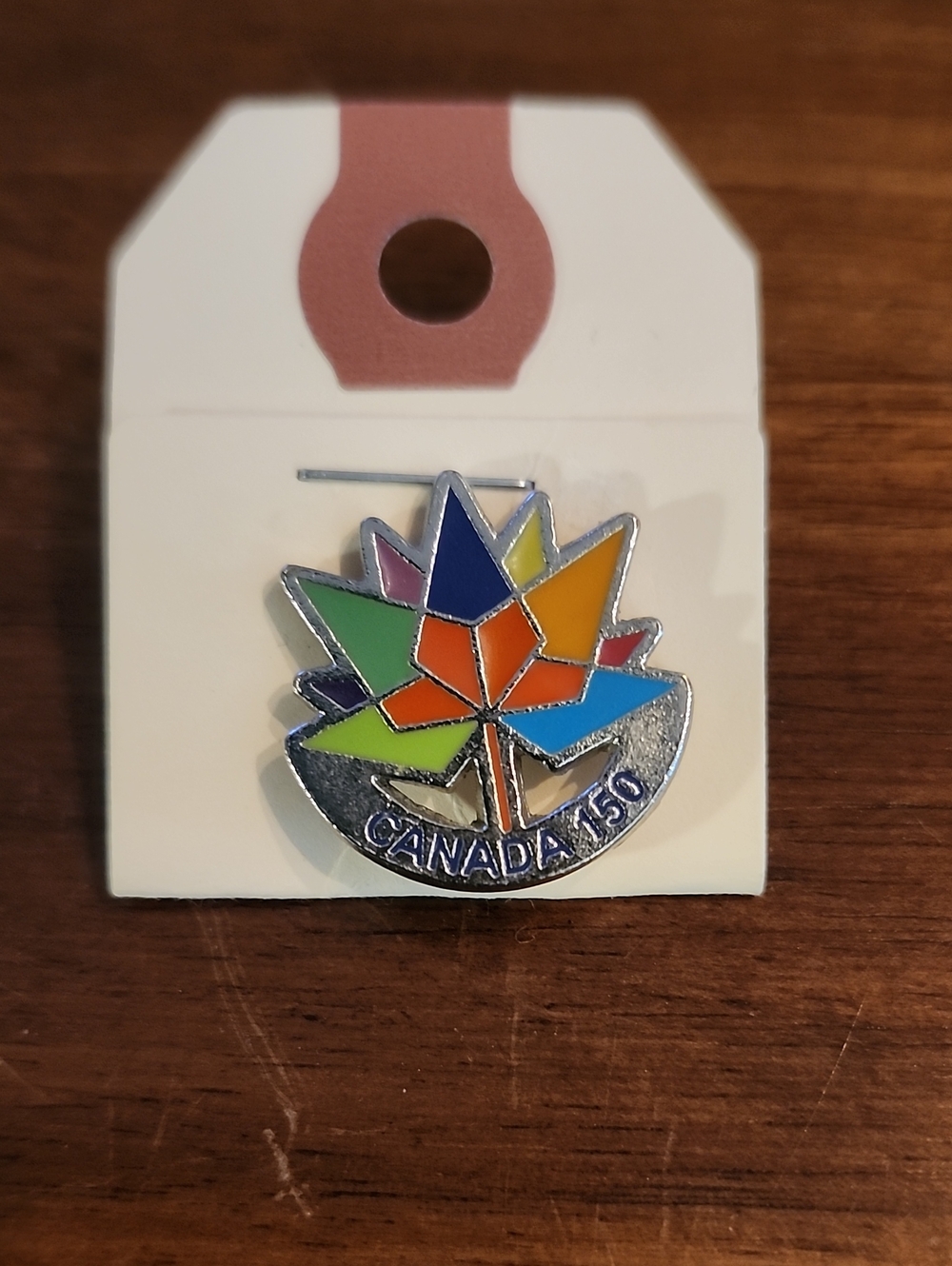Canada 150 Multicolor Enamel Maple Leaf Pin